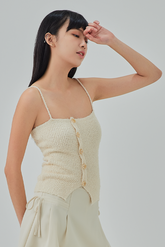 Dareen Buttons Knit Top